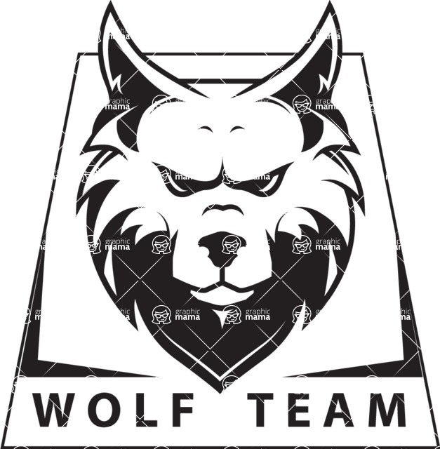 Vector Mascot Collection - Wolf Mascot Style Logo